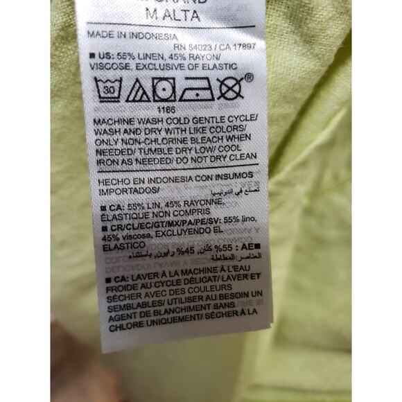 Old Navy Sheath Dress Women's Medium Tall Yellow Scoop Neck Sleeveless Pullover - Picture 7 of 13